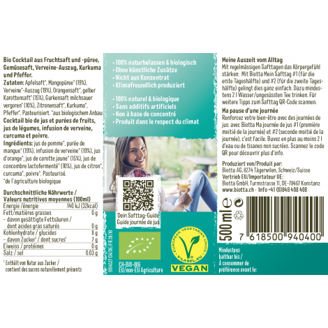 Ma journée de jus 1 Bio*