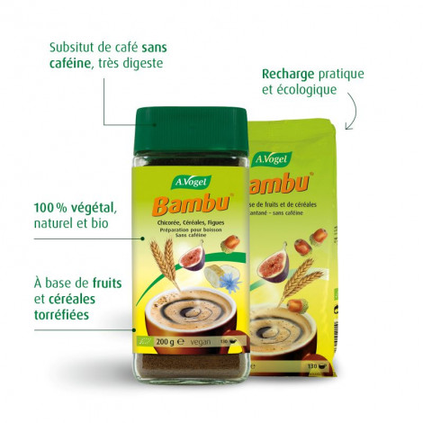 Bambu®Substitut de Café Sans Caféine*Sachet Recharge 200gr