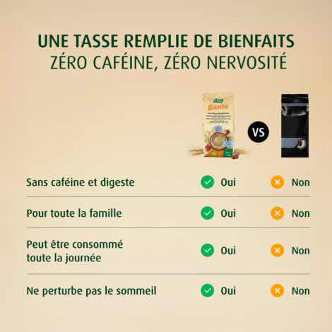 Bambu®Substitut de Café Sans Caféine*Sachet Recharge 200gr