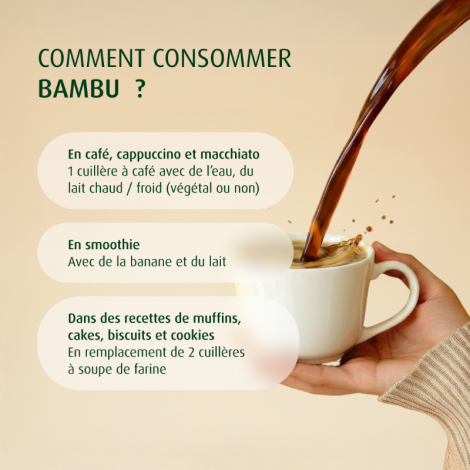 Bambu®Substitut de Café Sans Caféine*Sachet Recharge 200gr