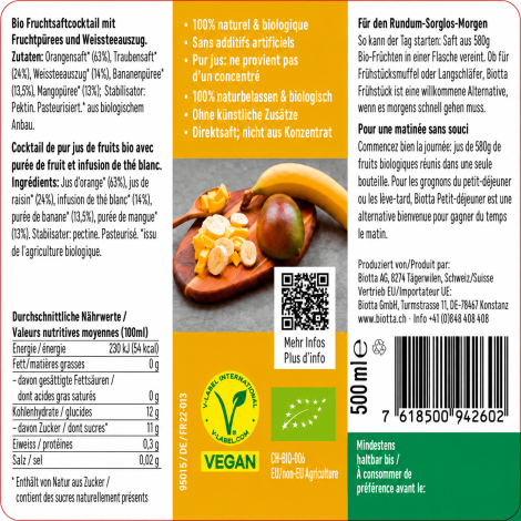 Jus de Fruit Bio | A.Vogel