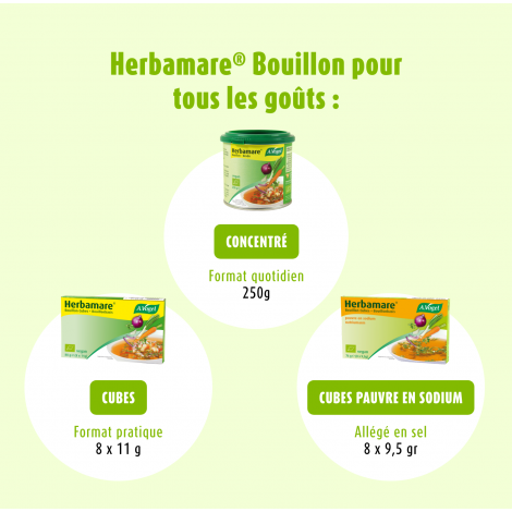 Herbamare®Cubes*Pauvre en sodium 76gr(8x9,5gr)