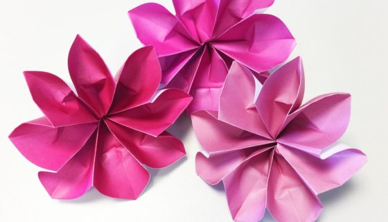Célébrez la fête des mères en offrant cette fleur en origami
