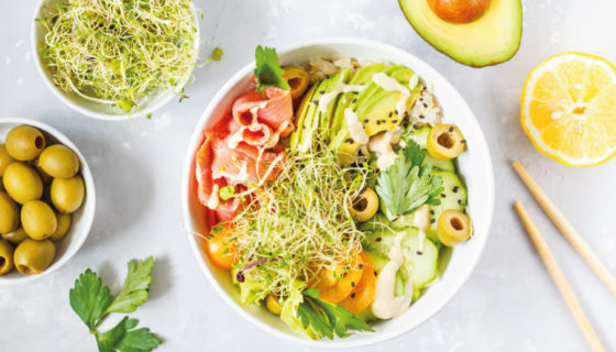 Poke Bowl aux graines germées