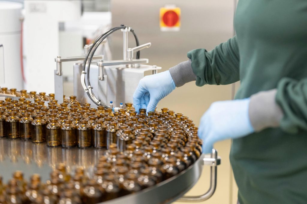 Flacons verres des produits A.Vogel